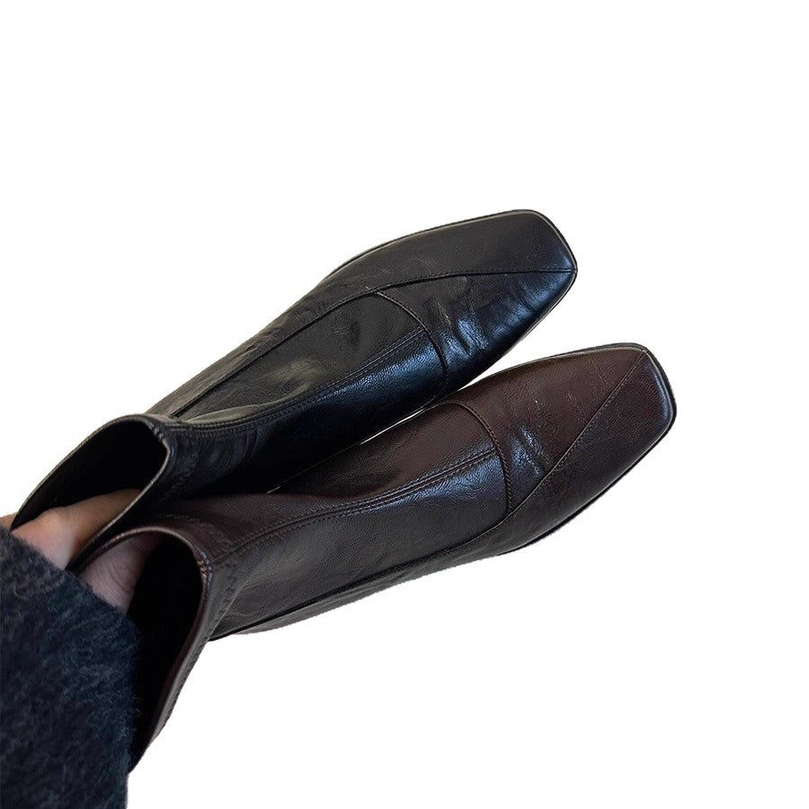 Damen elegante Chelsea Boots mit spitzem Fußteil EB