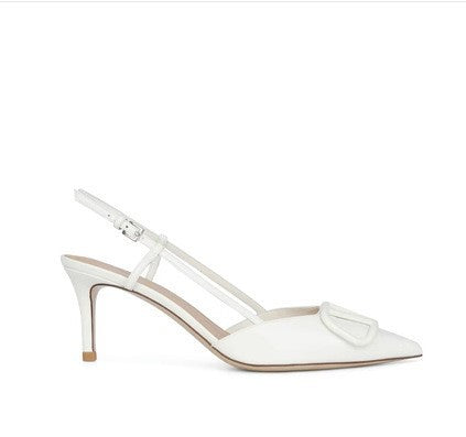 Damen Elegante Slingback Pumps mit feinem Absatz EB
