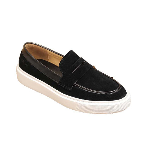 Damen Mokassin-Sneaker mit dämpfender Sohle und eleganter Wildleder-Oberfläche EB