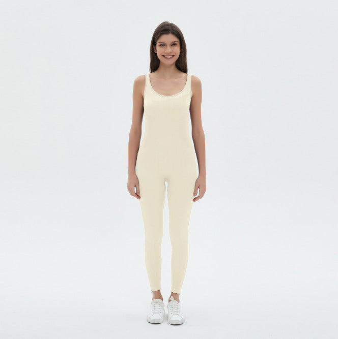 Damen figurbetontes Jumpsuit mit Spaghettiträgern EB
