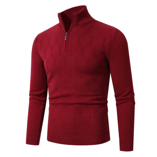 Herren Strickpullover mit modernem Strukturmuster EB