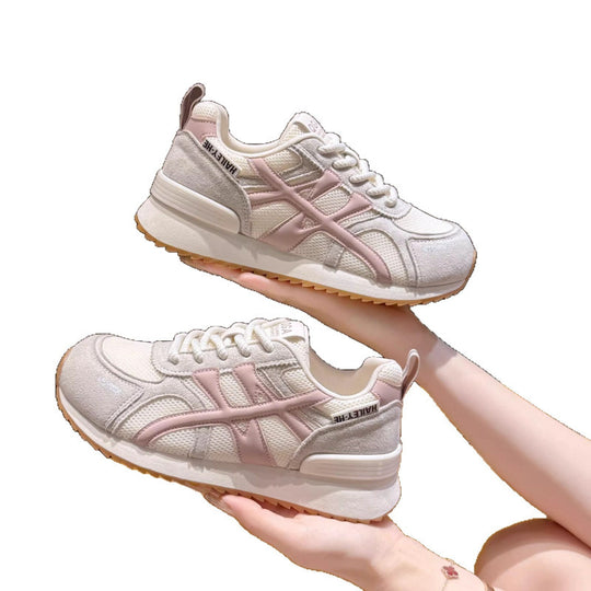 Damen Sportliche Sneakers mit atmungsaktivem Mesh-Obermaterial und dynamischer Dämpfung EB