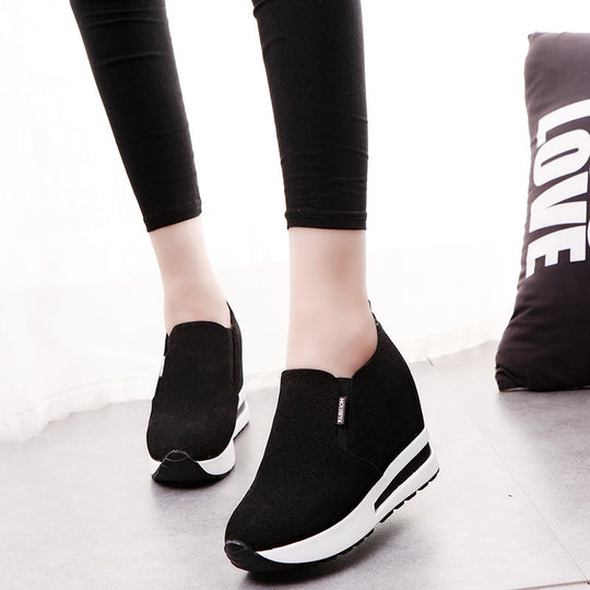 Damen Sportliche Wedge Sneakers EB