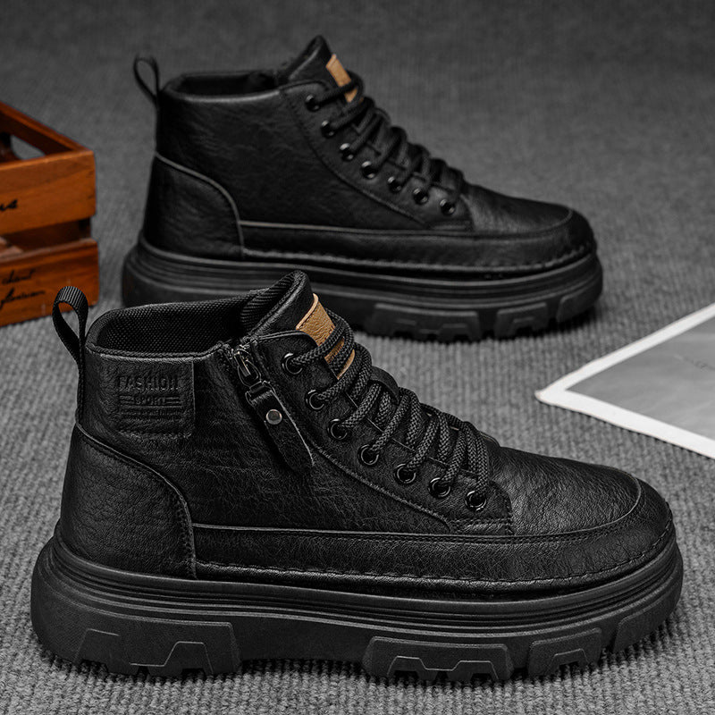 Damen robuste Schnürboots mit hohem Knöchelschutz und rutschfester Sohle EB