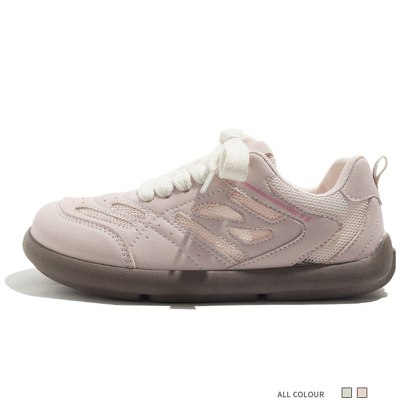 Damen Sportliche Lifestyle-Sneaker mit atmungsaktiver Mesh-Oberfläche und gepolsterter Sohle EB