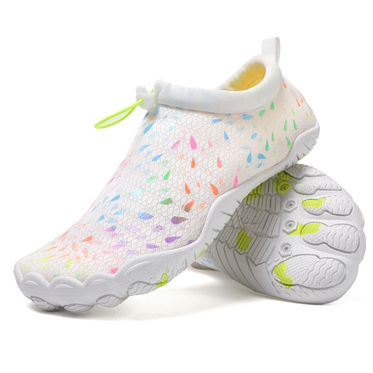 Damen Flexible Aqua-Schuhe mit rutschfester Sohle und atmungsaktiver Struktur EB
