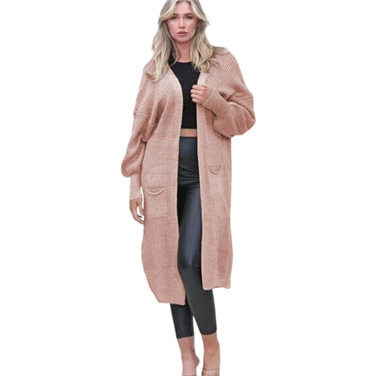 Damen Kapuzenmantel mit tiefen Taschen und lässigem Schnitt EB