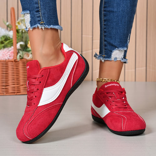 Damen Freizeitschuhe mit hochwertigem Veloursleder und rutschfester Gummisohle EB