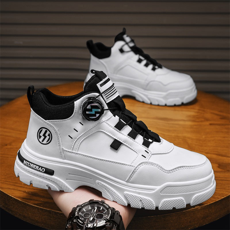 Damen Hochgeschnittene Sneakers mit rutschfester Sohle und atmungsaktivem Futter EB