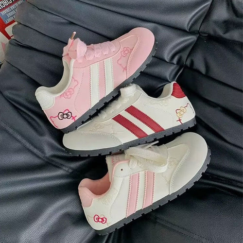 Damen Sneakers mit verspieltem Hello Kitty Motiv und komfortabler Polsterung EB