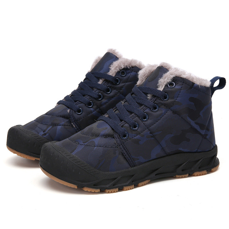 Damen isolierte Winterstiefel mit rutschfester Sohle und kuscheligem Innenfutter EB