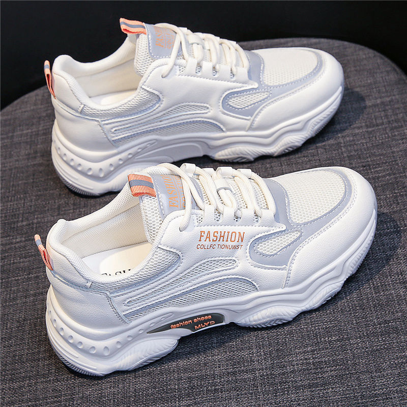 Damen Sportliche Sneakers mit atmungsaktivem Obermaterial und dämpfender Sohle EB