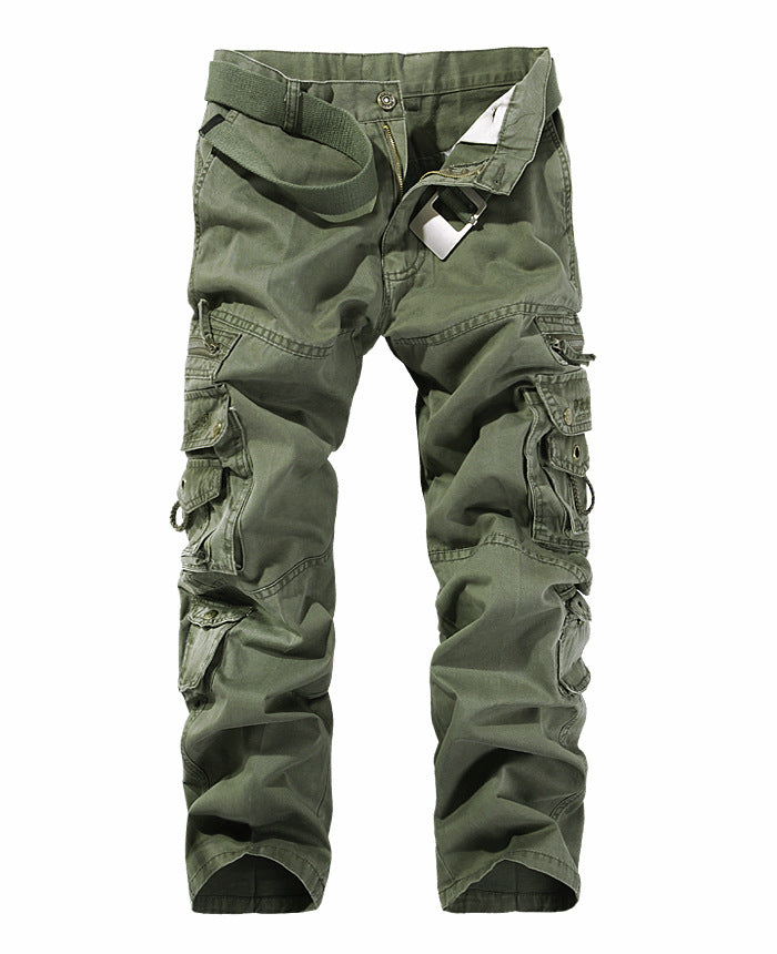 Herren Cargo-Hose mit mehreren praktischen Taschen und verstellbarem Gurt EB