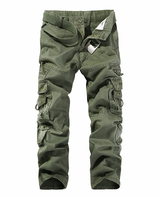 Herren Cargo-Hose mit mehreren praktischen Taschen und verstellbarem Gurt EB