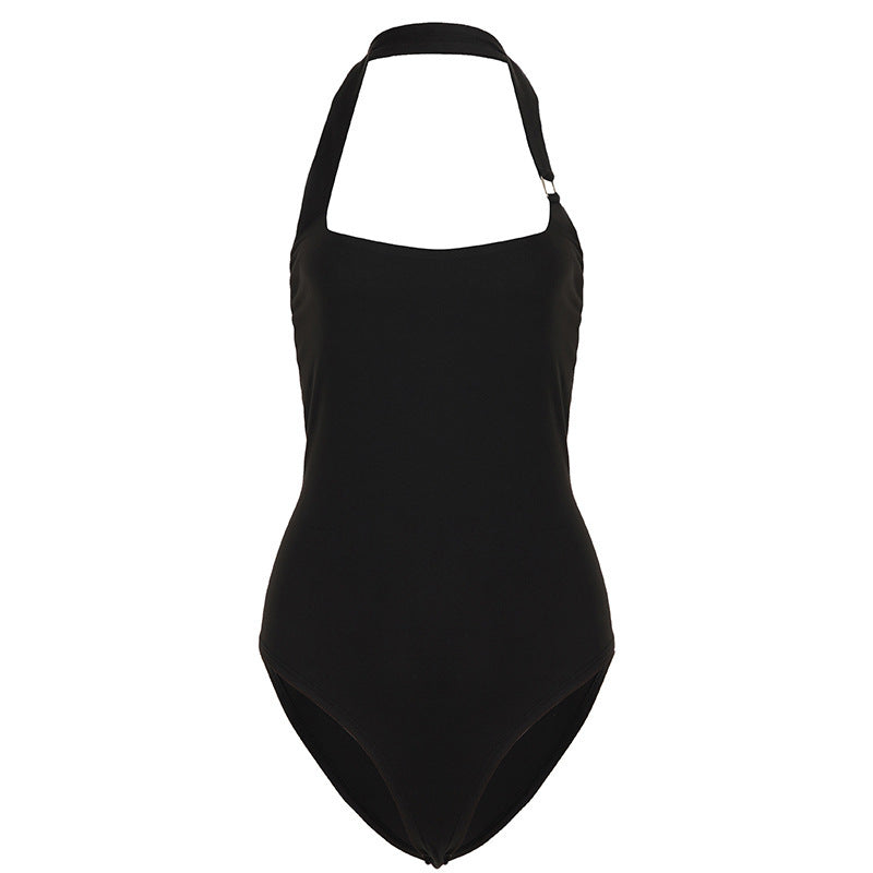 Damen Spaghetti-Trägertop mit eleganten Schnallenakzenten EB