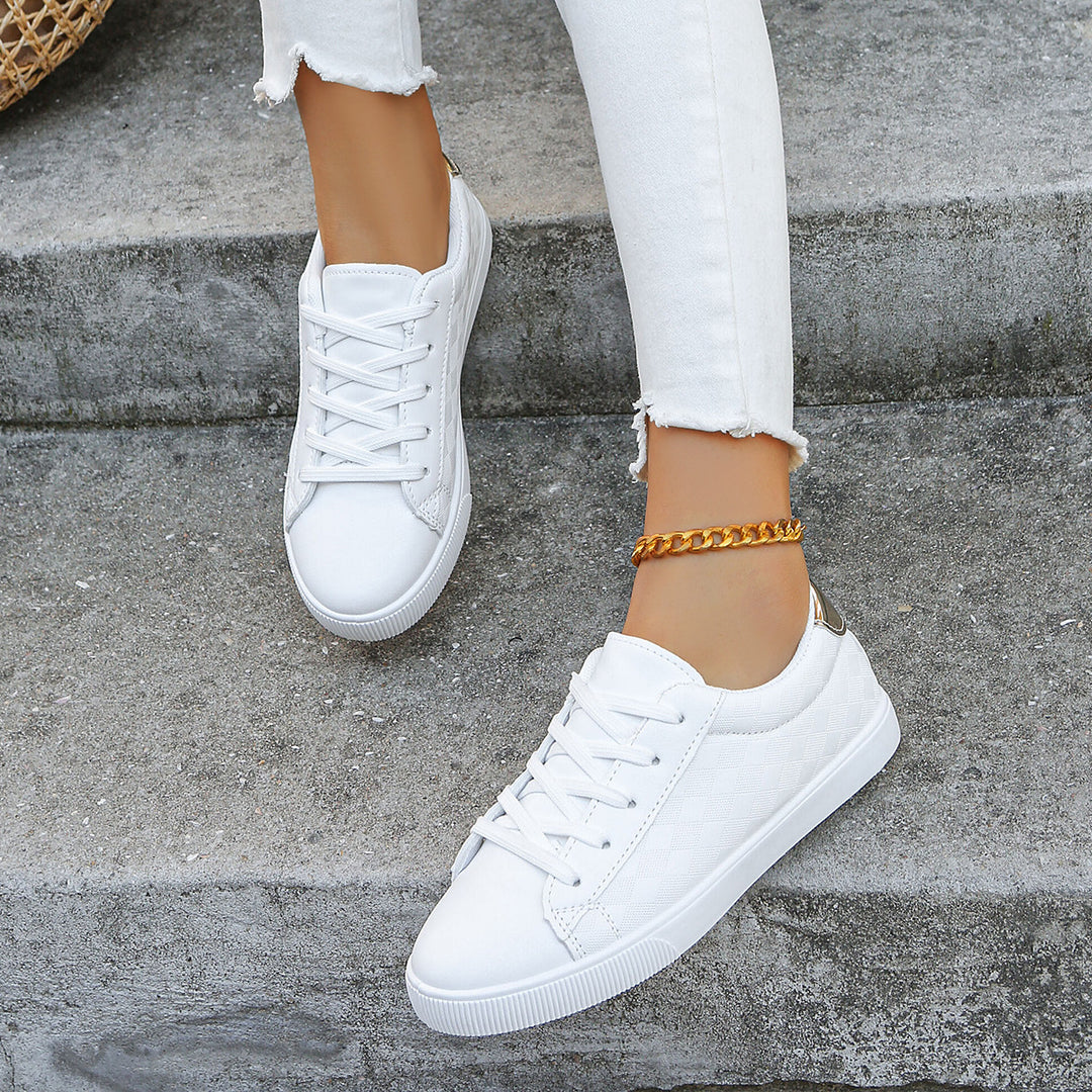 Damen modische Sneaker aus atmungsaktivem Material EB