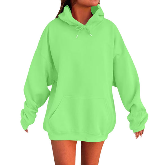 Unisex nan klassischer Kapuzenpullover mit Kängurutasche und weichem Baumwollfleece EB