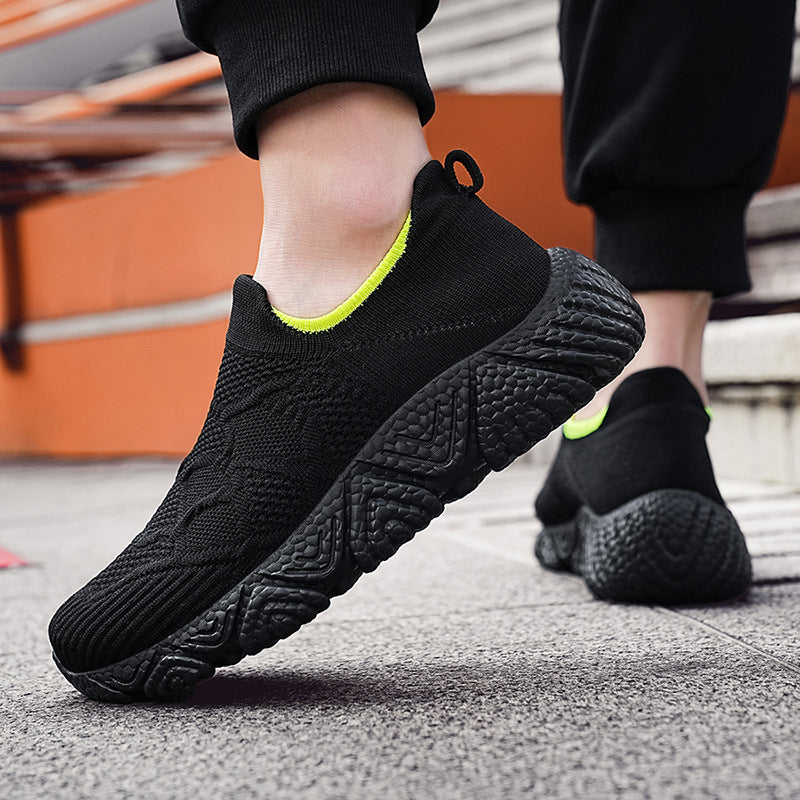 Damen Atmungsaktive Slip-On Sneakers mit flexiblem Sohlenprofil EB
