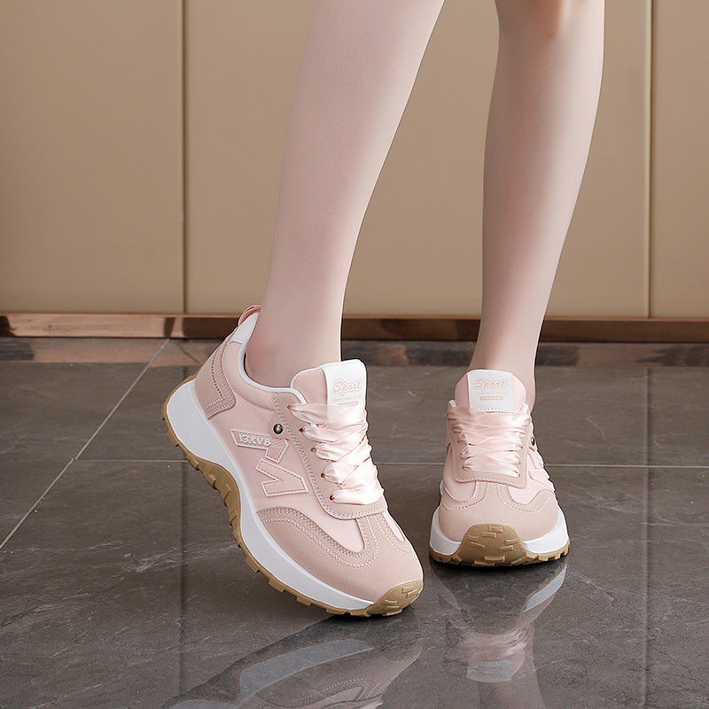 Damen Trendige Plattform Sneakers EB