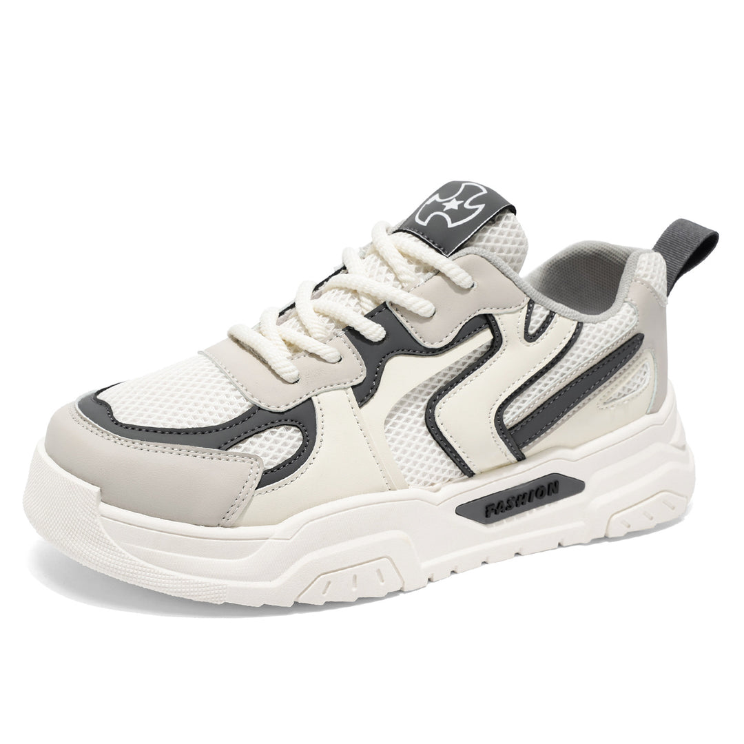 Damen modische Lauf-Sneaker mit atmungsaktiver Mesh-Oberfläche und rutschfester Sohle EB