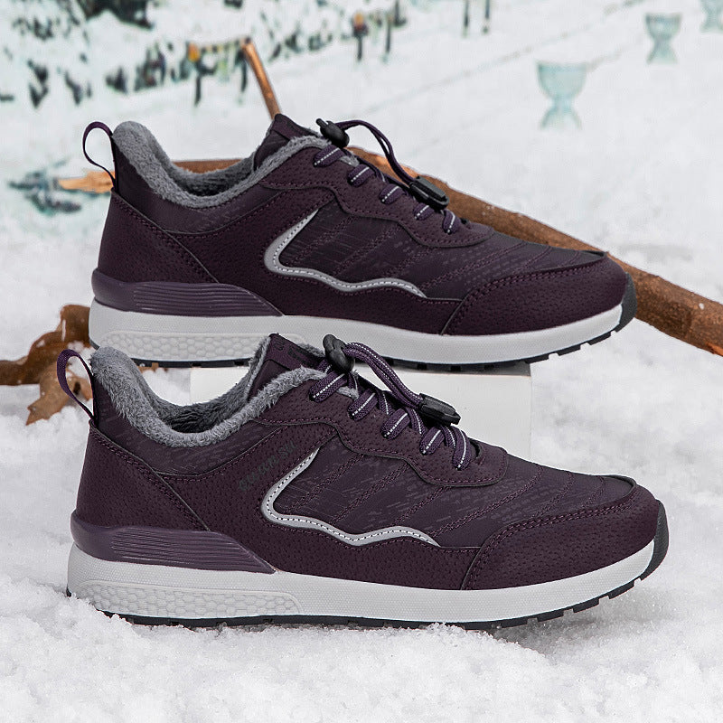 Damen Winterfest Sneakers mit wärmeisolierender Innensohle EB