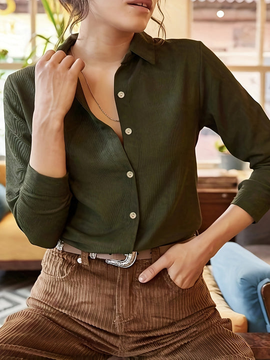 Damen elegante Baumwollbluse EB