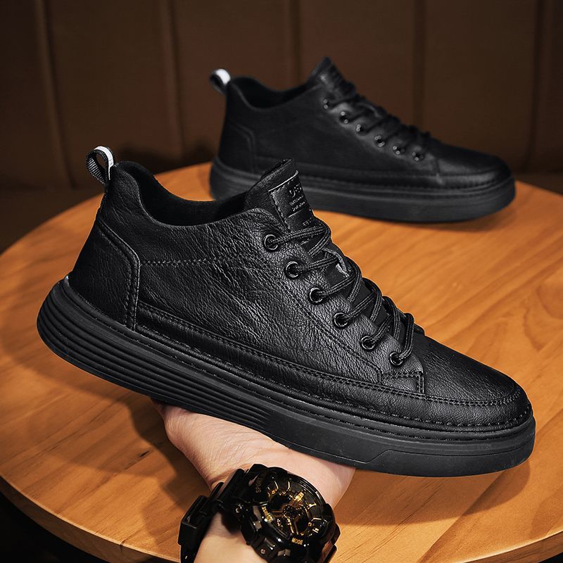 Damen Hochwertige Sneaker mit robustem Leder und rutschfester Sohle EB