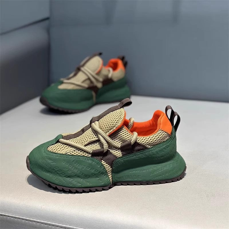 Damen Sportliche Mesh-Sneaker mit komfortablem Innensohle und rutschfester Sohle EB