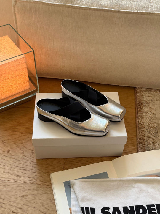 Damen Elegante Ballerinas mit auffälligem Glanz und passgenauem Schnitt EB