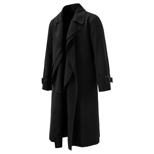 Damen Trenchcoat mit asymmetrischem Reversdesign und praktischen verstellbaren Ärmeln EB