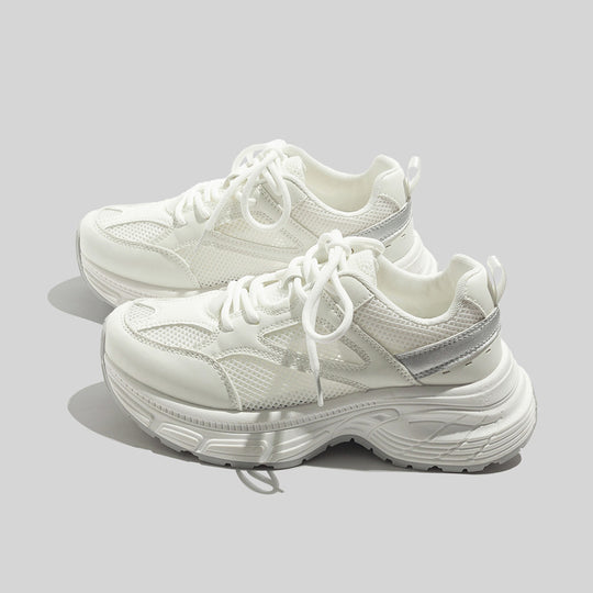 Damen Lauf-Sneaker mit atmungsaktivem Mesh-Obermaterial und stoßdämpfender Sohle EB