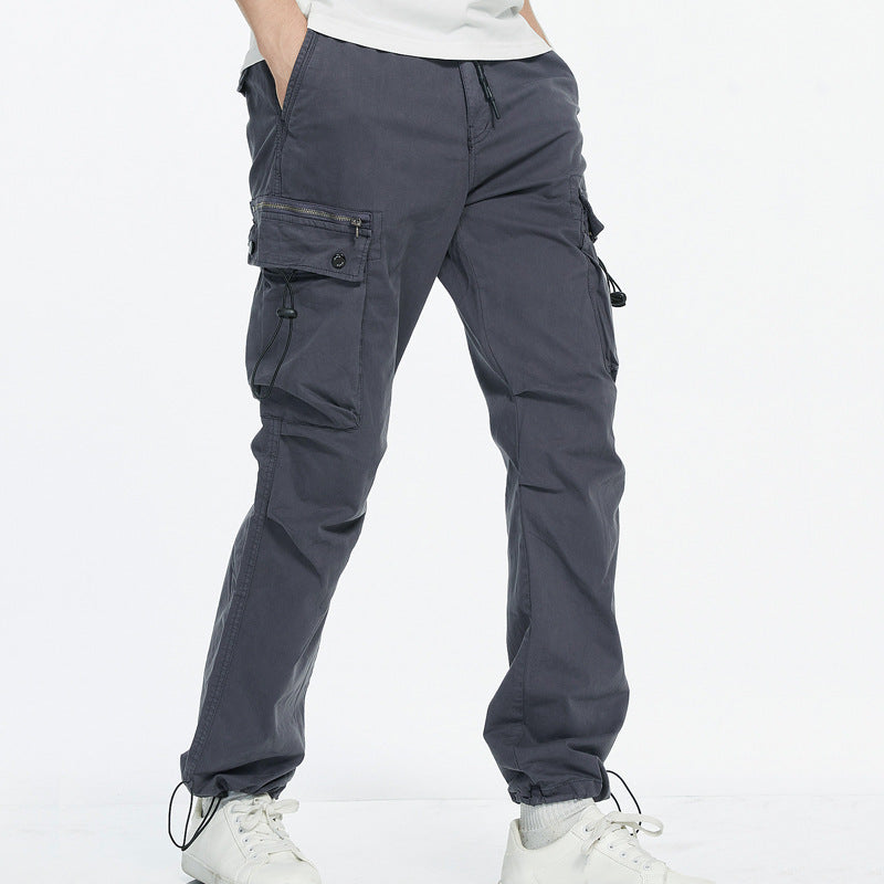 Herren Cargo-Hose mit praktischen Seitentaschen und verstellbarem Bund EB