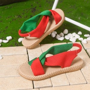 Damen modische Zehentrenner Sandalen EB