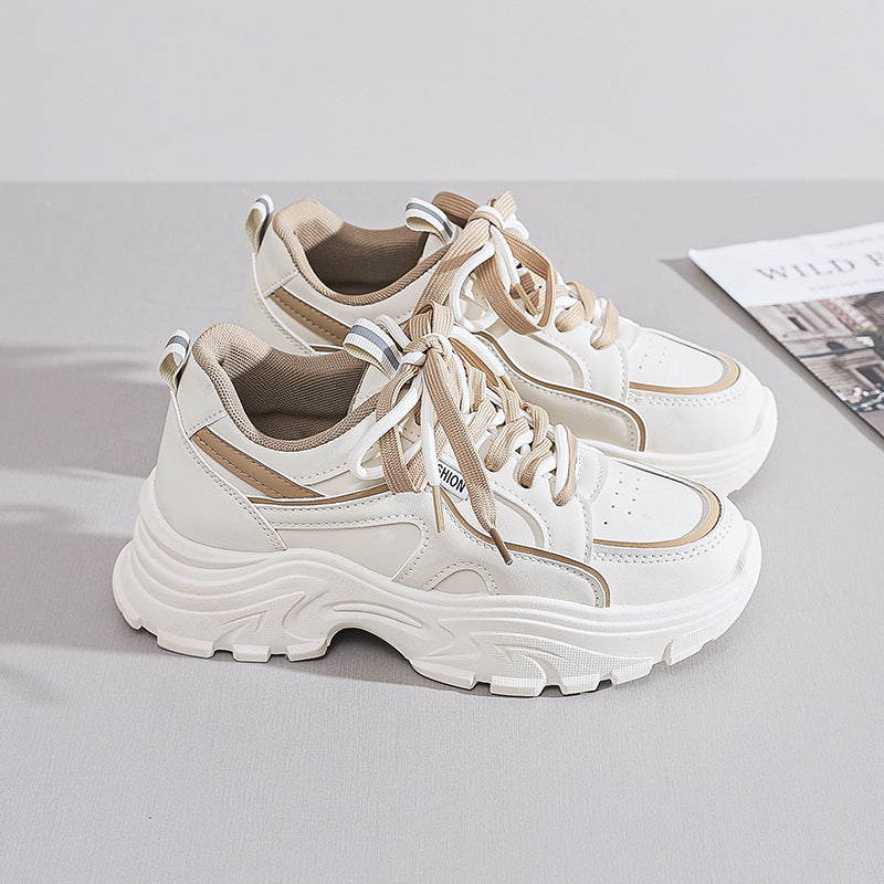 Damen Sportliche Chunky Sneakers mit atmungsaktiver Mesh-Oberfläche und starker Dämpfung EB