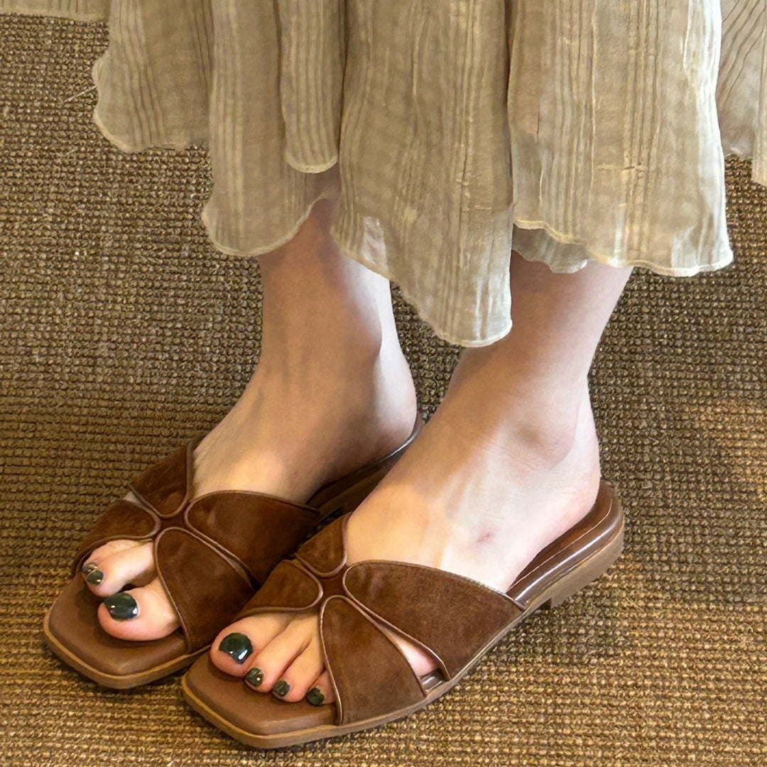 Damen Modische Mules mit komfortablem Fußbett EB