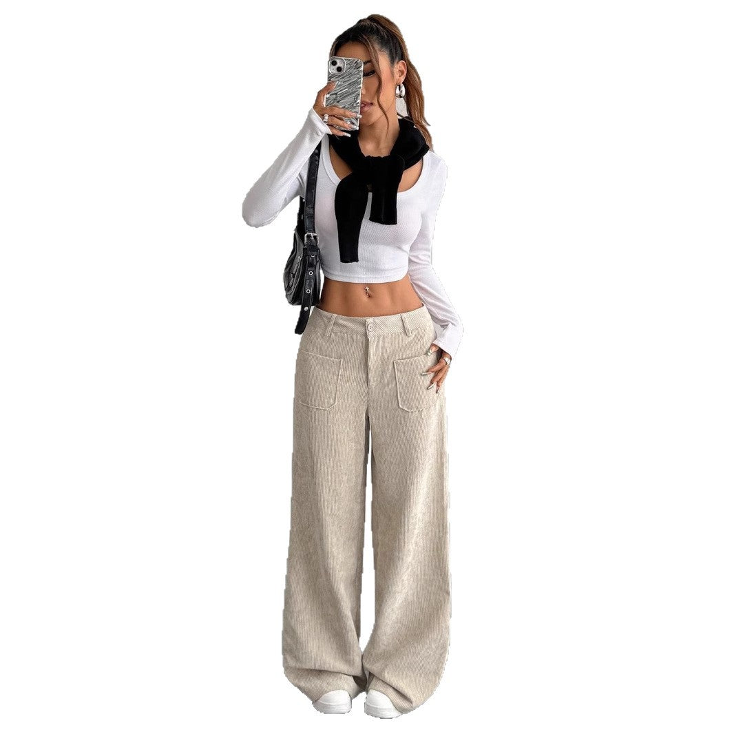Damen Weite Cordhose EB