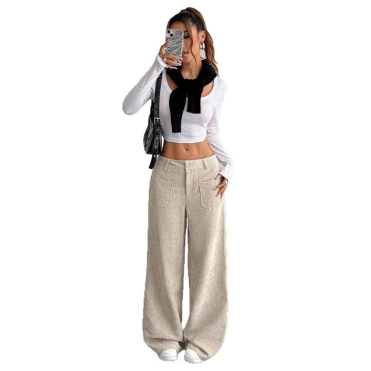 Damen Weite Cordhose EB