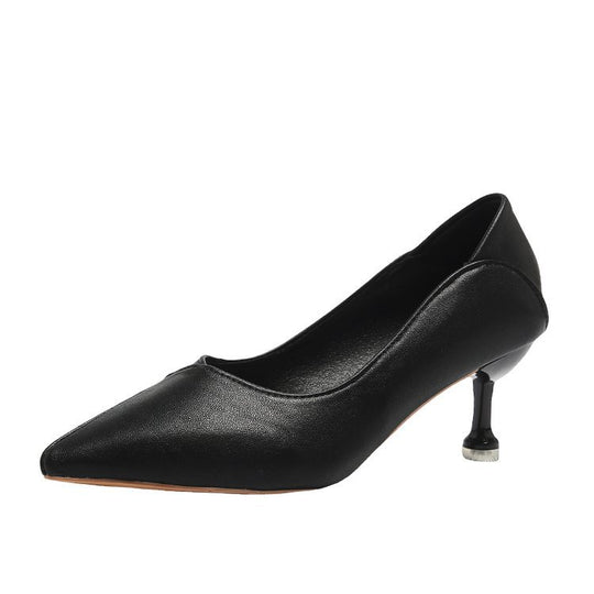 Damen elegante Spitzen Pumps mit einzigartigem Absatz EB