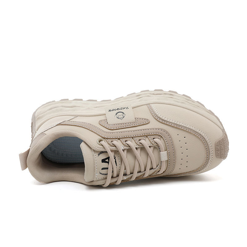 Damen Sportliche Chunky Sneakers mit rutschfester Gummisohle und atmungsaktivem Obermaterial EB