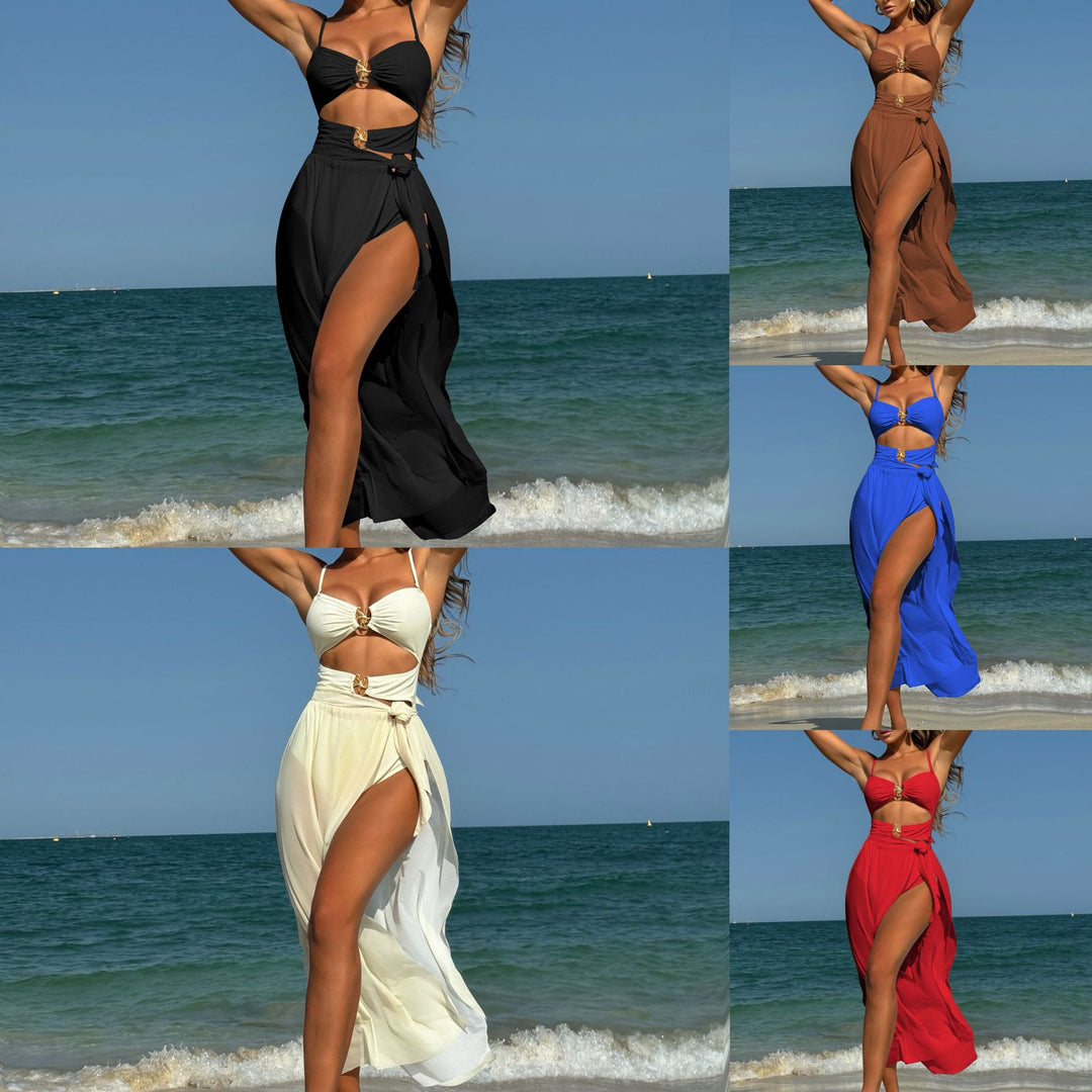 Damen Bikini-Set mit luxuriösen Schnallen-Details und elegantem Schnitt EB