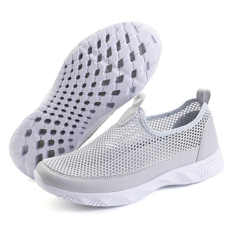 Damen Sportliche und atmungsaktive Slip-On Sneakers EB