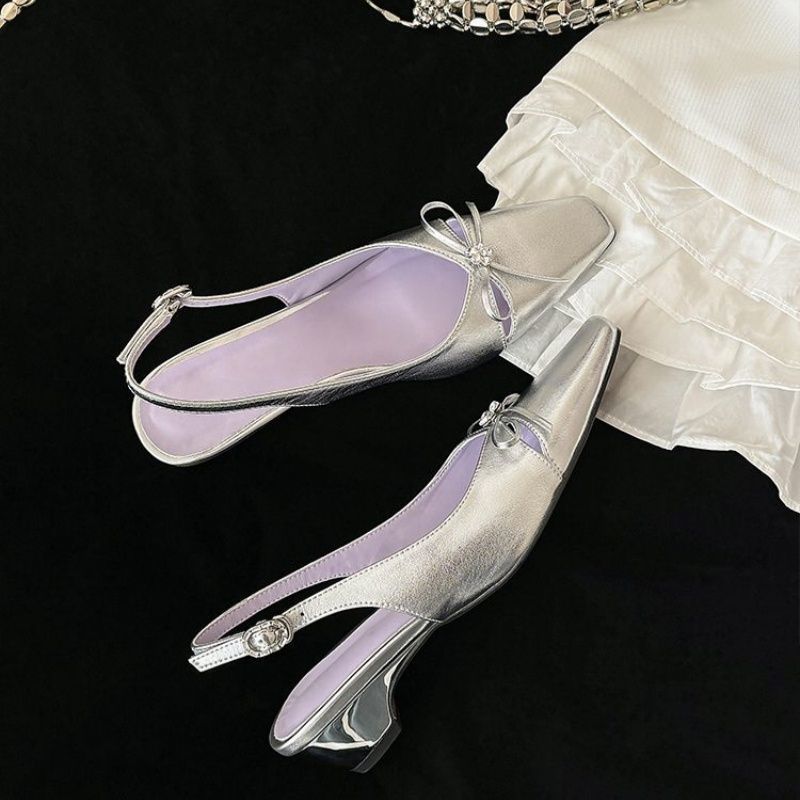 Damen Slingback Pumps mit funkelndem Design EB
