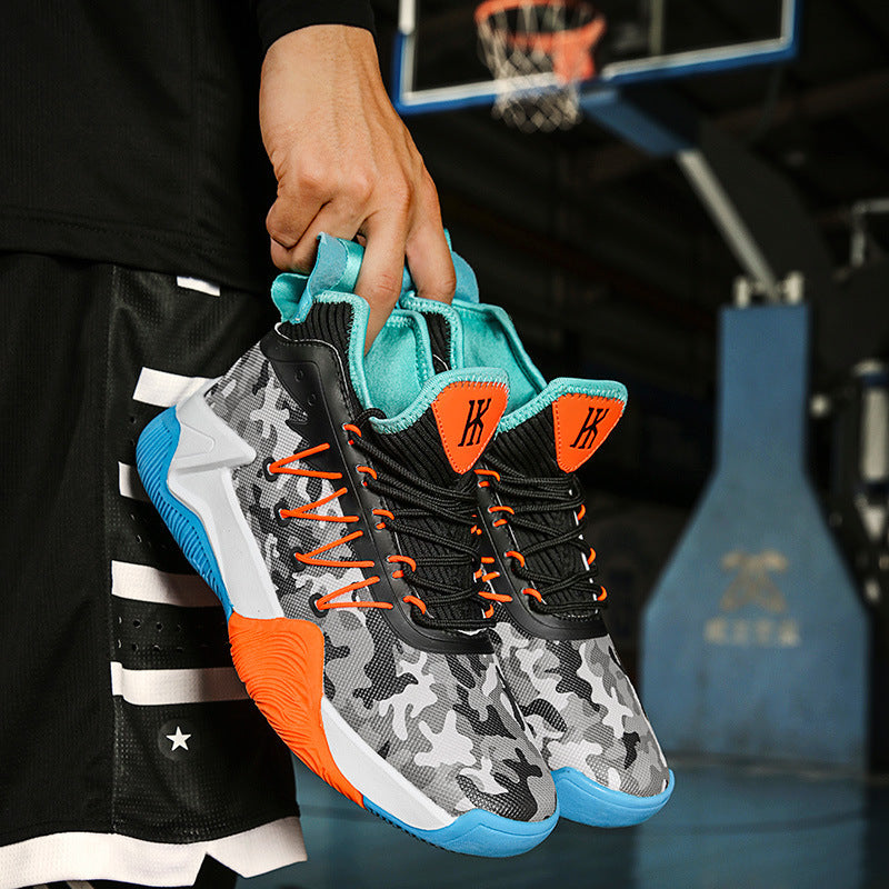 Damen Sportliche Basketball-Sneaker mit atmungsaktiver Mesh-Oberfläche und dämpfendem Fußbett EB
