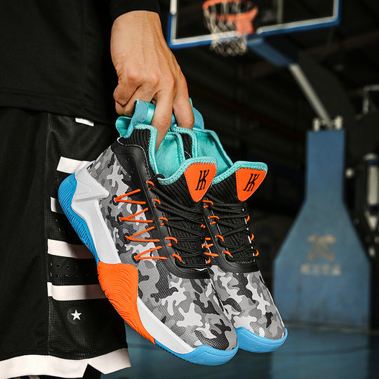 Damen Sportliche Basketball-Sneaker mit atmungsaktiver Mesh-Oberfläche und dämpfendem Fußbett EB