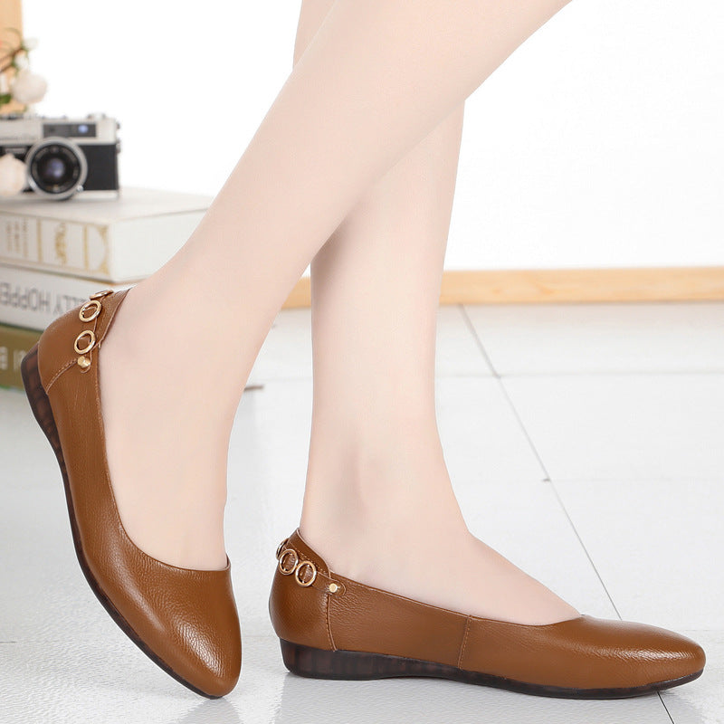 Damen Ballerinas mit modischem Schmuckdetail und komfortablem Fußbett EB