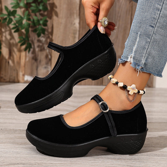Damen Komfortable und stilvolle Clogs mit verstellbarem Riemen EB
