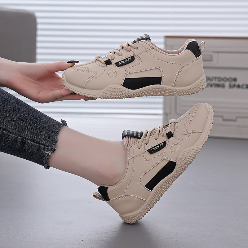 Damen Sportliche Sneakers mit innovativem Schnürsystem und atmungsaktiven Einsätzen EB