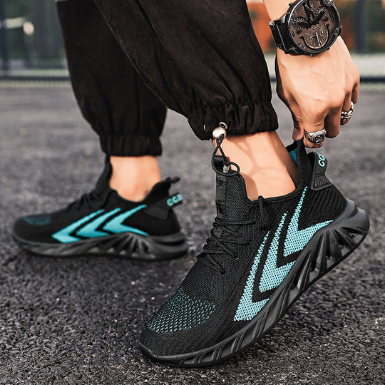 Damen Atmungsaktive und flexible Fitness-Sneaker mit rutschfester Sohle EB