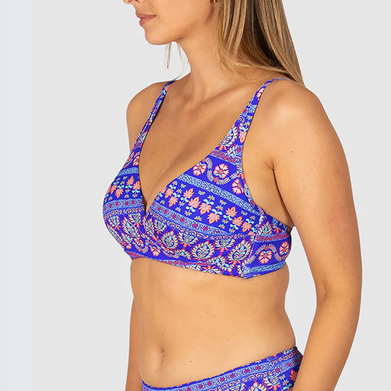 Damen Hochgeschnittener Bikini mit anspruchsvollem Verstärkungselement EB
