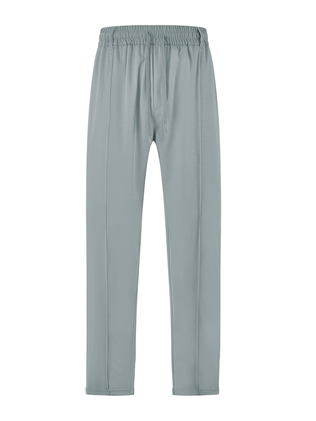 Damen nan elegante Jersey-Hose mit Bügelfalte Tunnelzugbund und schmaler Beinführung EB